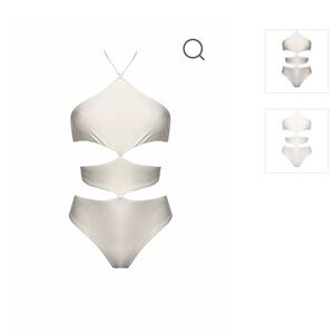 Shani Shemer Morgan One Piece Swimsuit - Cream White